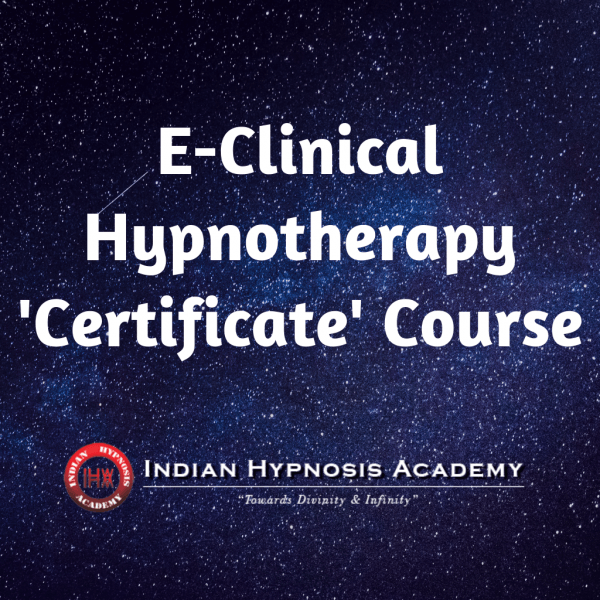 E-Clinical Hypnotherapy ‘Certificate’ Course